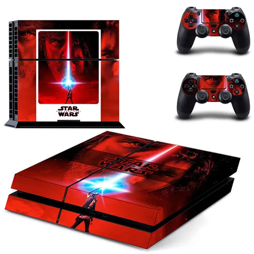 Звездные войны последние джедай наклейка для PS4 наклейка для sony playstation 4 консоли и 2 контроллера наклейка для PS4 виниловая наклейка - Цвет: GYTM1351