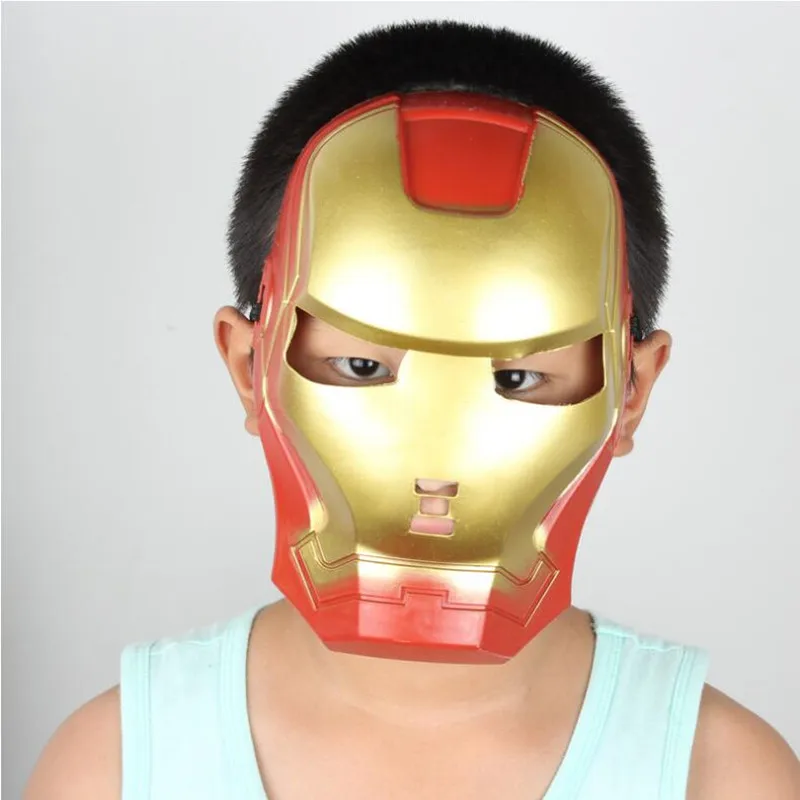 Мстители, Вечерние Маски на Хэллоуин, супергерой, Бэтмен, Халк, Капитан Америка, Железный человек, маска Человека-паука, детские игрушки, Вечерние Маски для косплея