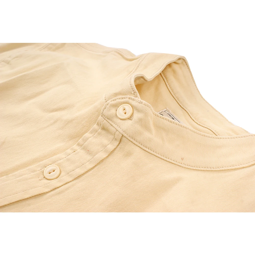 Клетчатая белая уличная рубашка без воротника для мужчин Camisa Social Masculina мужские