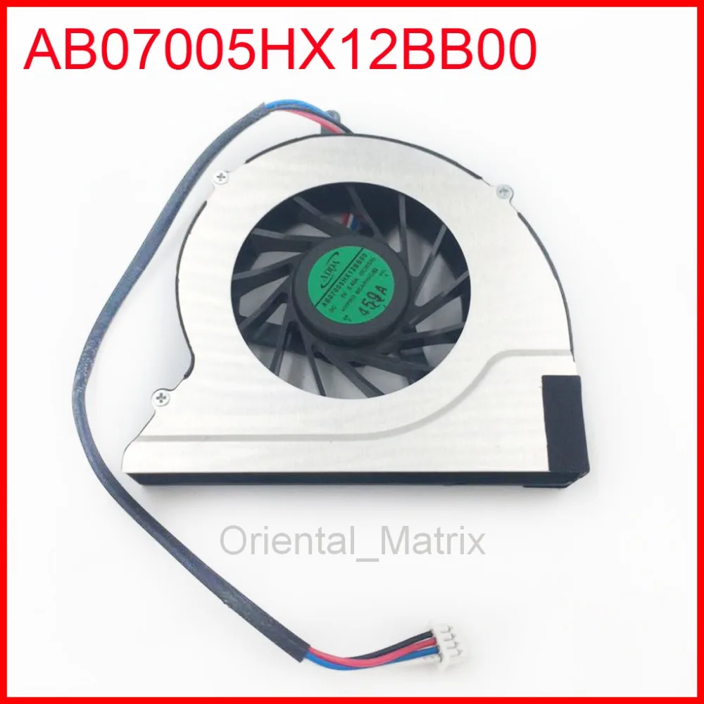 

Free Shipping AB07005HX12BB00 Fan DC5V 0.40A 4Wire 4Pin For V38 Cooler Cooling Fan