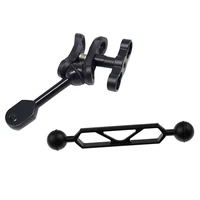 scuba diving light dual single ball joint arm clamp mount for underwater camera flashlight