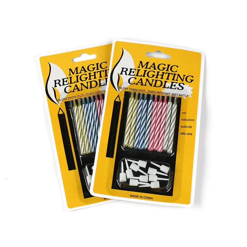 Волшебная повторно зажигаемая свеча волшебная игрушка реквизит для фокусов 10