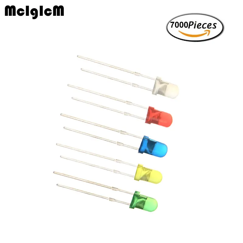 MCIGICM 7000 шт. led 3 мм диод