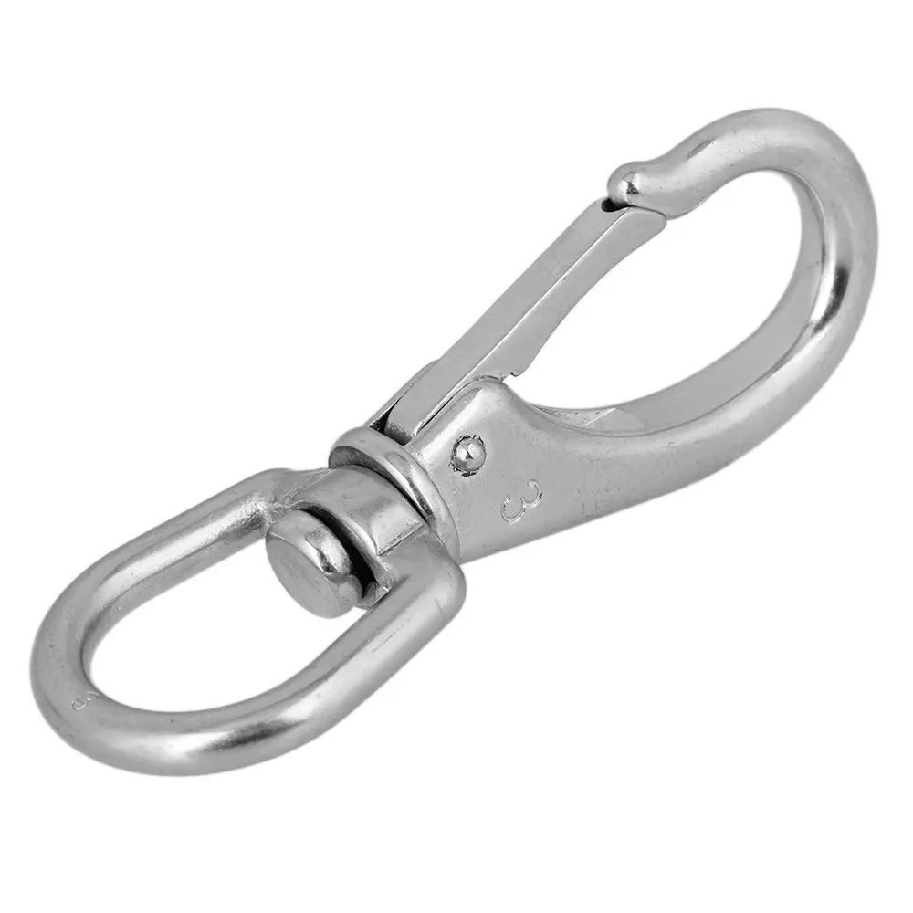 5 шт. пружинные зажимы из нержавеющей стали 304|steel swivel|boat hook clipsspring snap hooks steel |