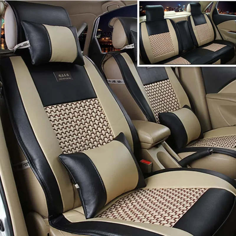 automovil leather car seat cover for toyota solaris RAV4 skoda rapid bmw e46 Land Cruiser Prado 150 kia accessories | Автомобили и