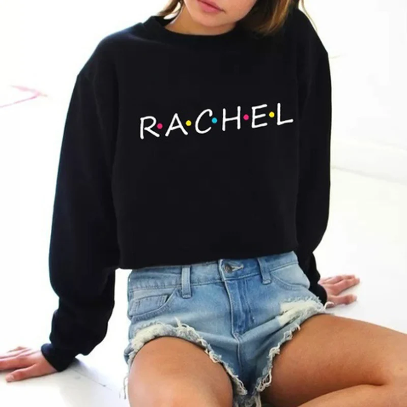 Моника и RACHEL Для женщин Повседневное Lover пары хлопковые Толстовки для осень зима