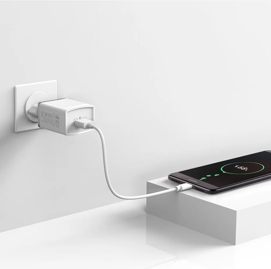 HOCO QC3.0 Быстрая зарядка Универсальное USB настенное зарядное устройство с европейской вилкой портативное для iPhone X 8 samsung S9 Xiaomi huawei зарядный адаптер