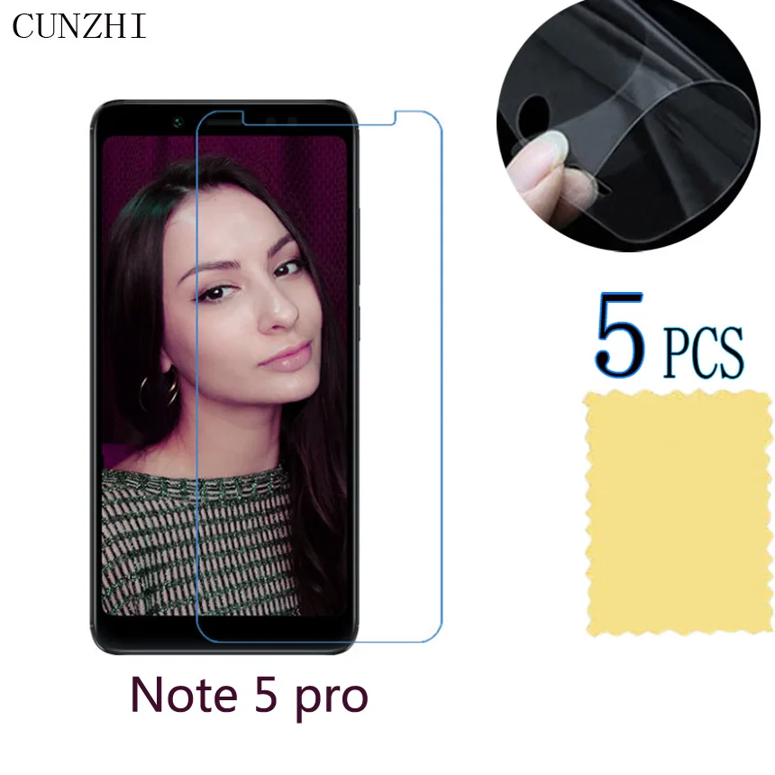 Сверхтонкая защитная пленка из ПЭТ-материала для Xiaomi Redmi Note 5 Pro / Note5 99 дюйма |