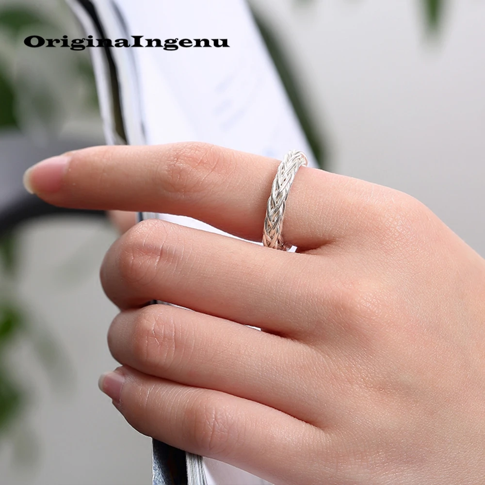 Ювелирные изделия 925 Серебряное кольцо Anillos винтажное обмоточное очарование
