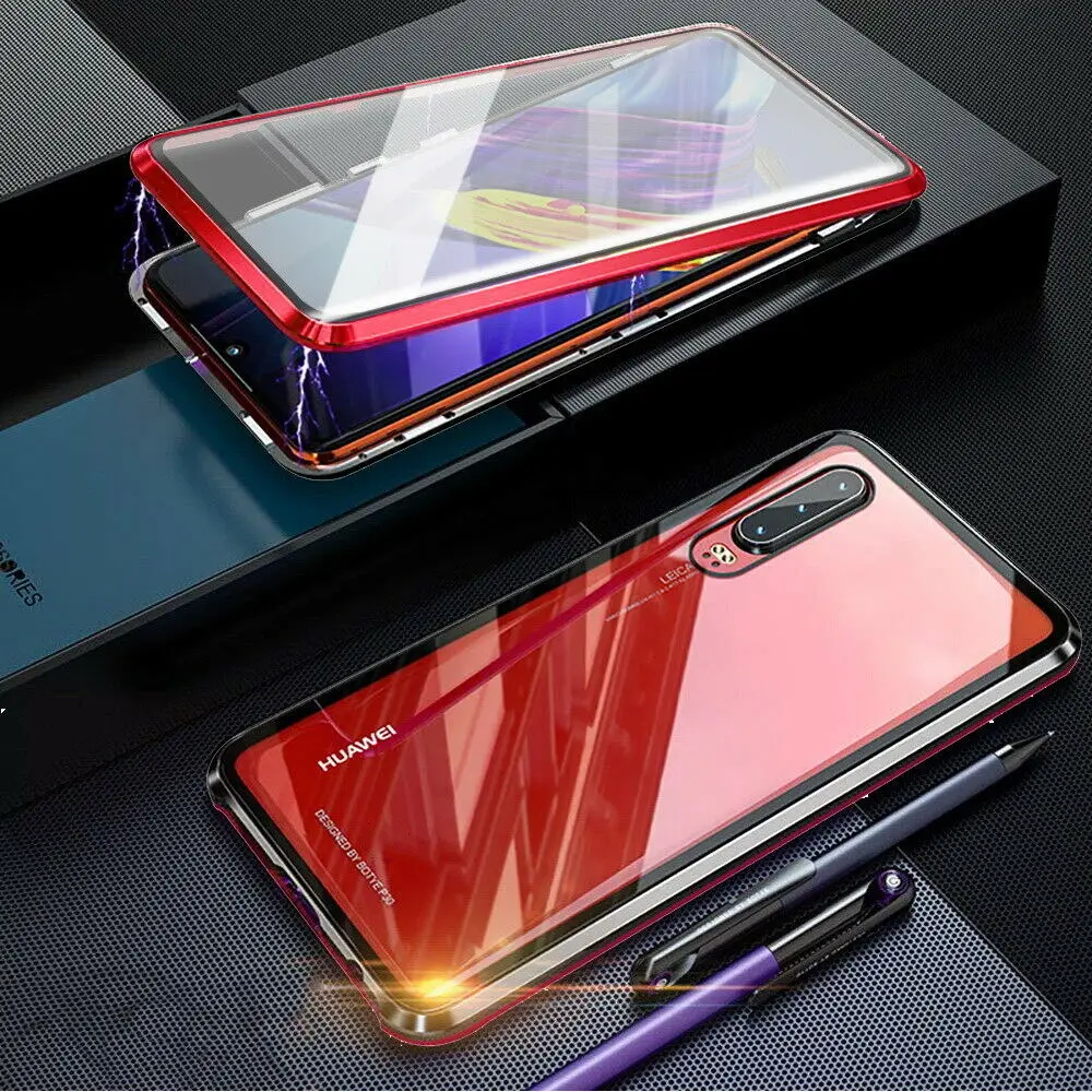 Роскошный чехол из закаленного стекла для телефона, защитный магнит huawei P20 PRO huawei P30 PRO mate 20 pro honor View 20, чехол, противоударный чехол