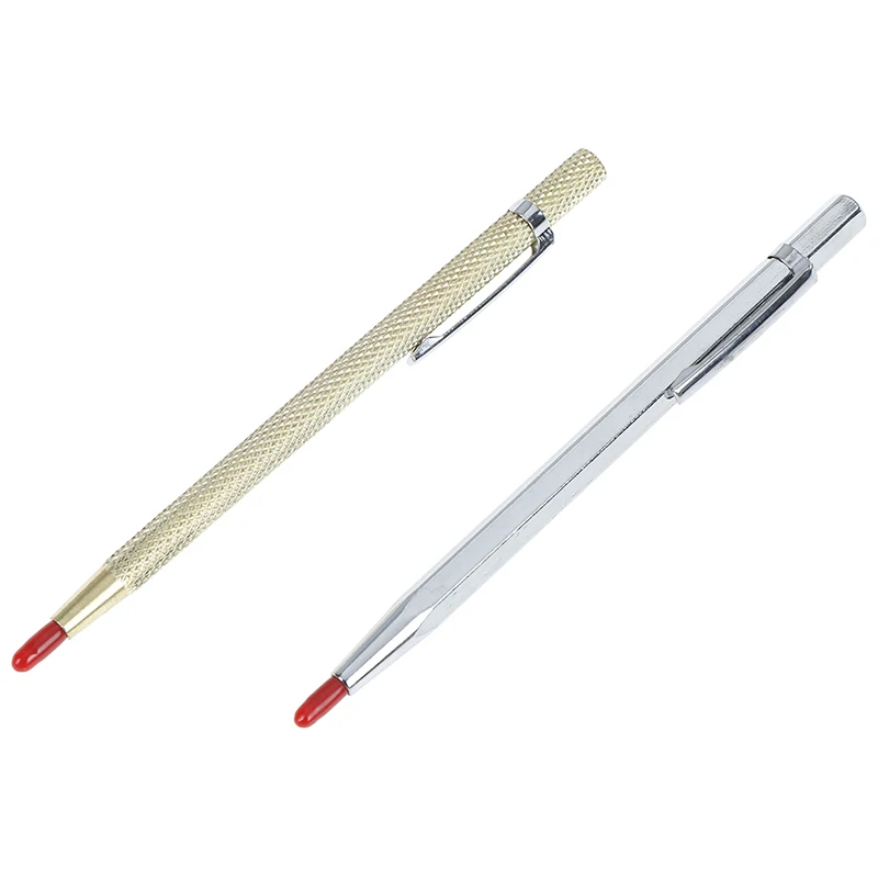

1Pcs Tungsten Steel Pointed Scriber Pocket Clip Scriber For Metal Glass Ceramics Gold Silver Color