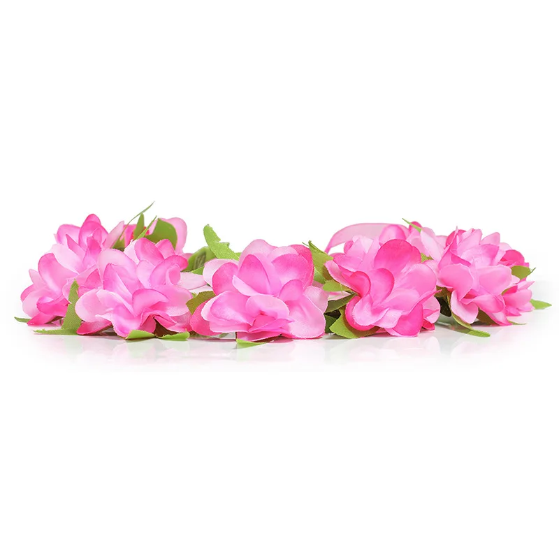 YOFEEL Girls Cloth Flower Wedding Pageant Festival Birhtday Party Hair Accessories Floral Hoop Headwear Kids Moana Fairy Garland | Детская