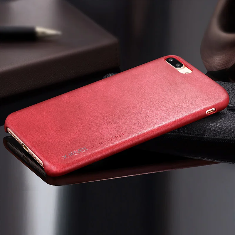 X-уровень высокое качество Винтаж телефона чехол для Apple IPhone 8 4.7/8 плюс 5.5 дюймов Роскошный чехол крышка Телефонные Чехлы Интимные аксессуары - Цвет: Red