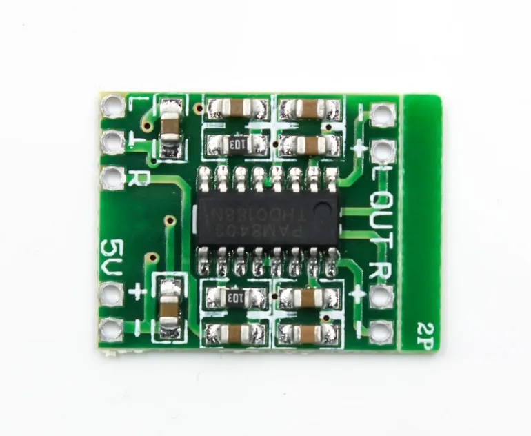 PAM8403 Супер Мини цифровой усилитель плата 2*3 Вт Класс D Цифровой 2 5 в до В мощности