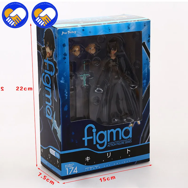15 см аниме меч искусство онлайн Figma Кирито Асуна фигурка ПВХ фигурка Коллекция Модель Детская игрушка много выбор лучшие подарки - Цвет: Figma 174 Inbox