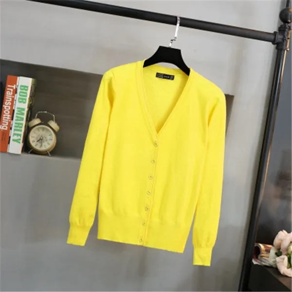 yellow Женский кардиган, вязаный свитер, короткое пальто, вязаное крючком, Женская Повседневная тонкая одежда для защиты от солнца, топы, пончо, большие размеры - Цвет: yellow
