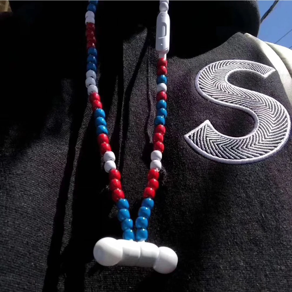 DIY Sacai бусины Bluetooth наушники защита провода аксессуары Sacai для BeatsX/Urbeats 3 Наушники Модные