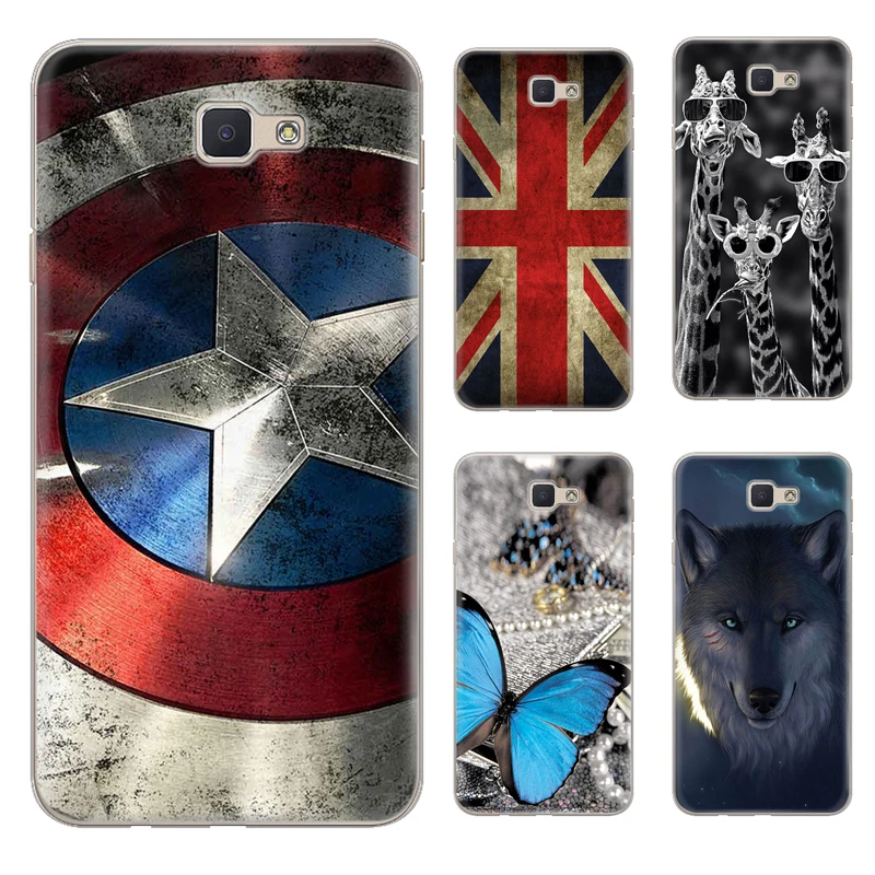 Soft Case For Samsung Galaxy J7 Prime YGOS Silicone 5.5&quot Back Cover Fundas Phone Shell Capa |