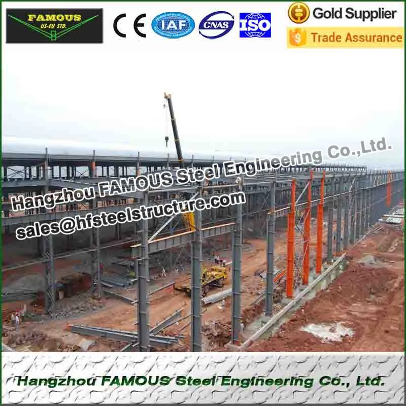 Сборная стальная конструкция настраиваемая для Промышленного цеха и