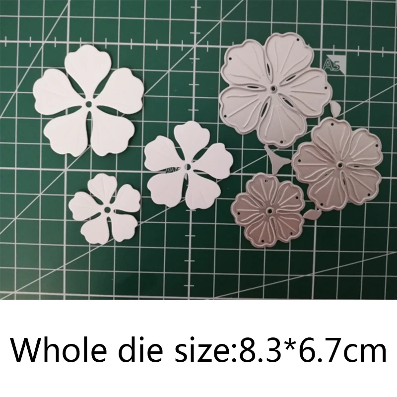 Металлические стальные каркасы Трафаретный вырубной штамп цветы украшения DIY