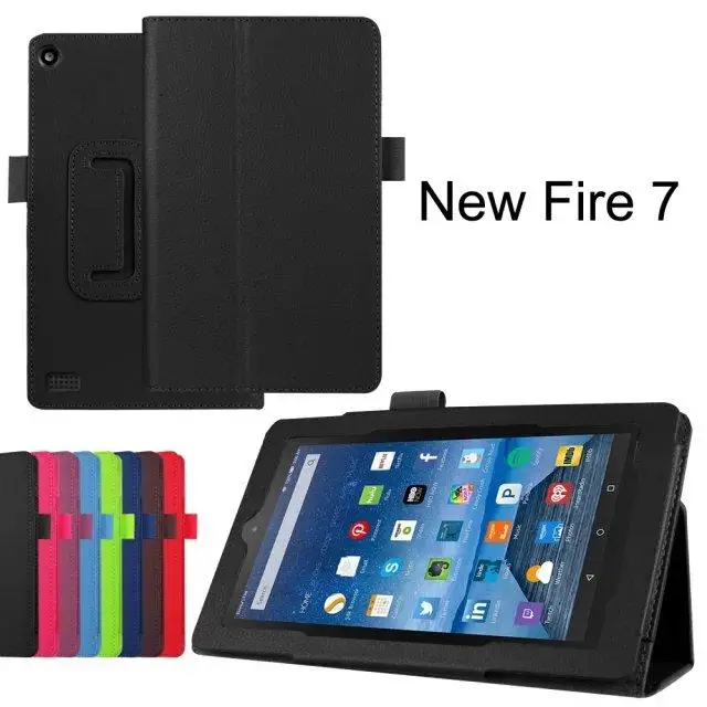 Кожаный чехол с подставкой для Amazon Fire 7 2015 умный нового kindle fire дюймов электронной