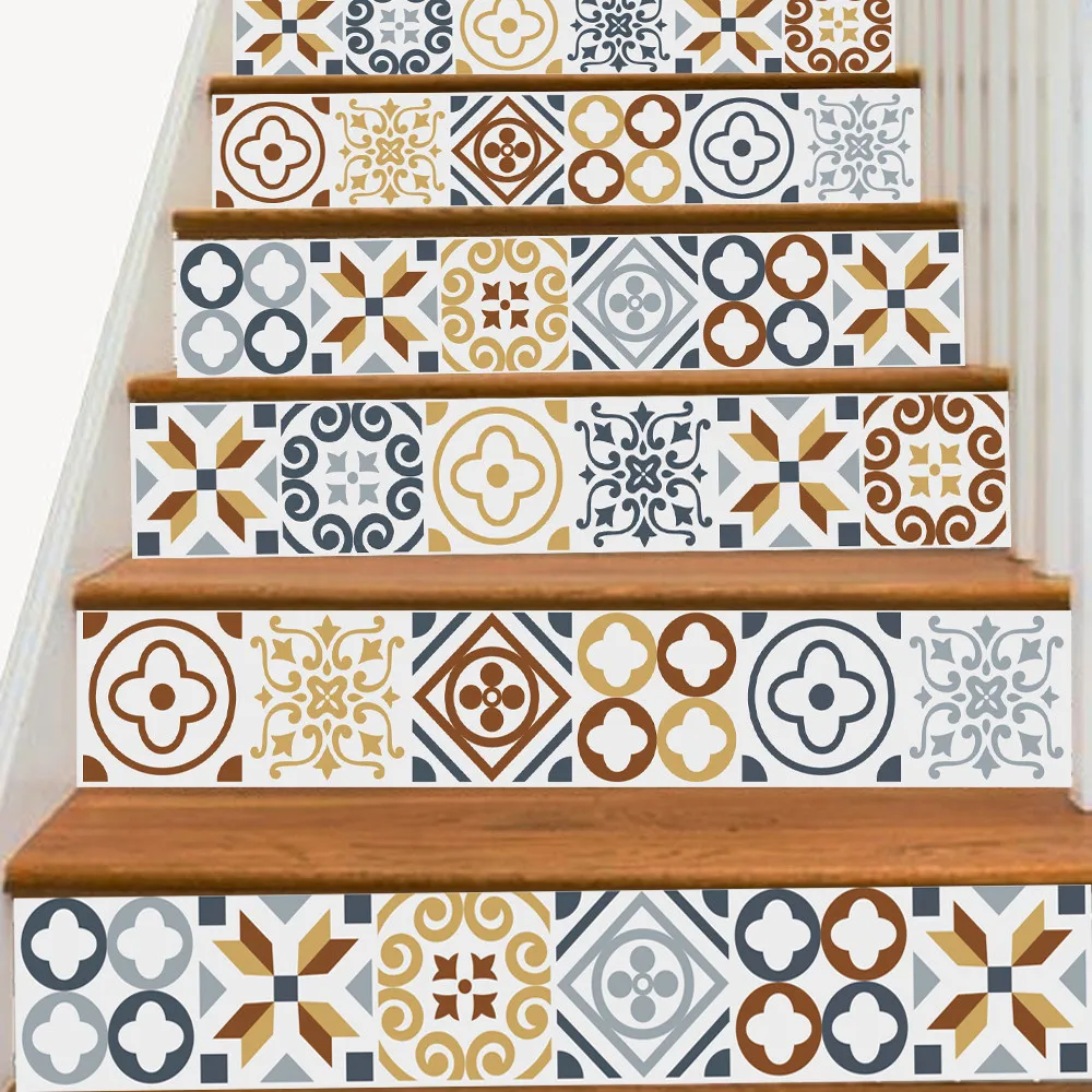 6 шт Лестницы Стикеры s домашний наклейка лестница Riser пол &quotсделай сам&quot (на