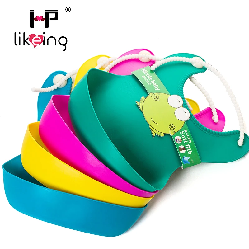 Модное детское платье Карамельный цвет силикагель Водонепроницаемый мягкий