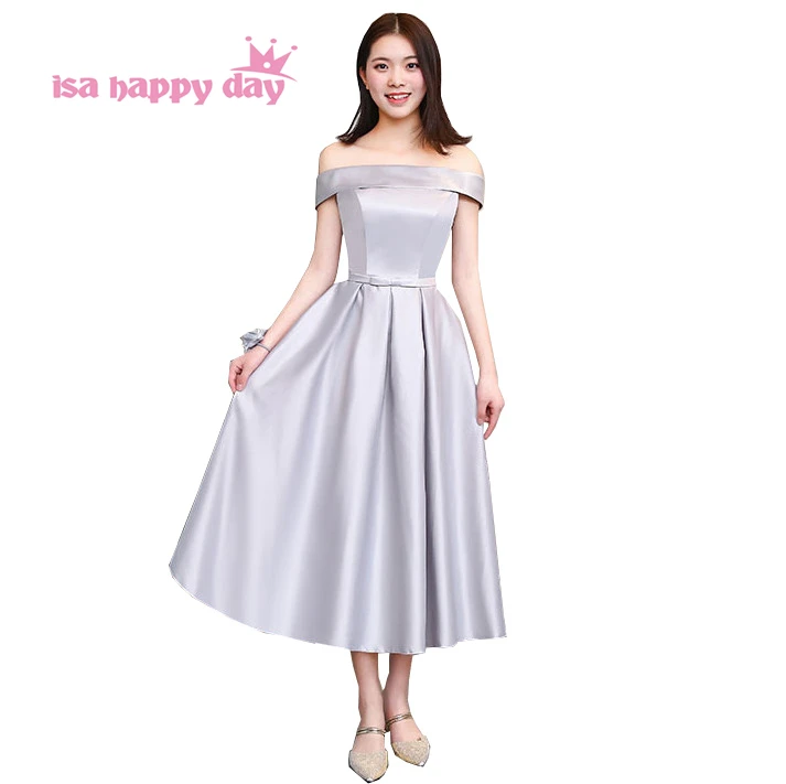 

2020 подростковые платья без рукавов с открытыми плечами вечерние короткие платья для особых случаев платье для выпускного вечера для девочек серого цвета H4230