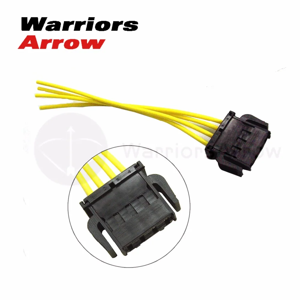 1J0972754 для VW Beetle Caddy Golf Jetta AUDI A3 A4 A6 Fabia Altea 4 контактный вентилятор двигателя проводка