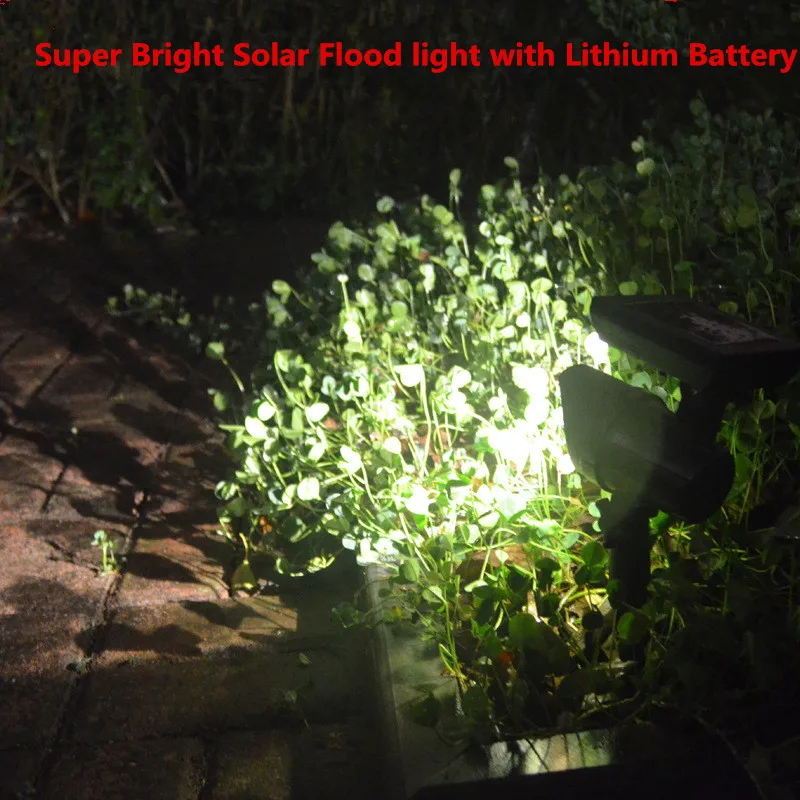 Солнечный супер яркий светодиодный ландшафтный светильник для дорожки Газон