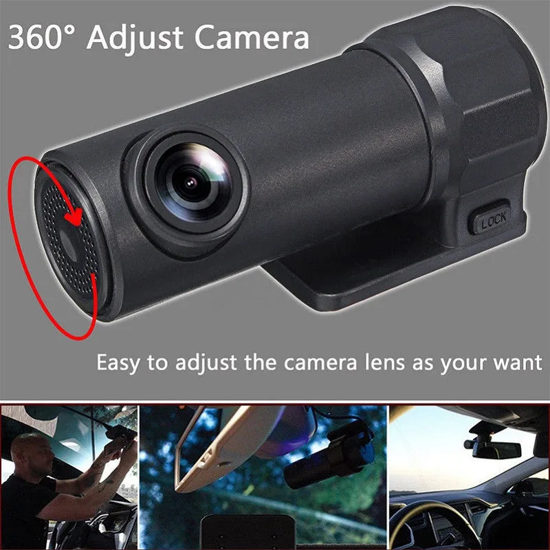 DOITOP 360 градусов Регулируемая Мини Камера спортивная DV HD 1080P мини видео