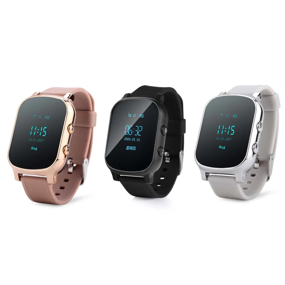 Wonlex GSM gps часы трекер 0,96 дюймов экран GW700 Smartwatch телефон SOS детские Отслеживающие часы