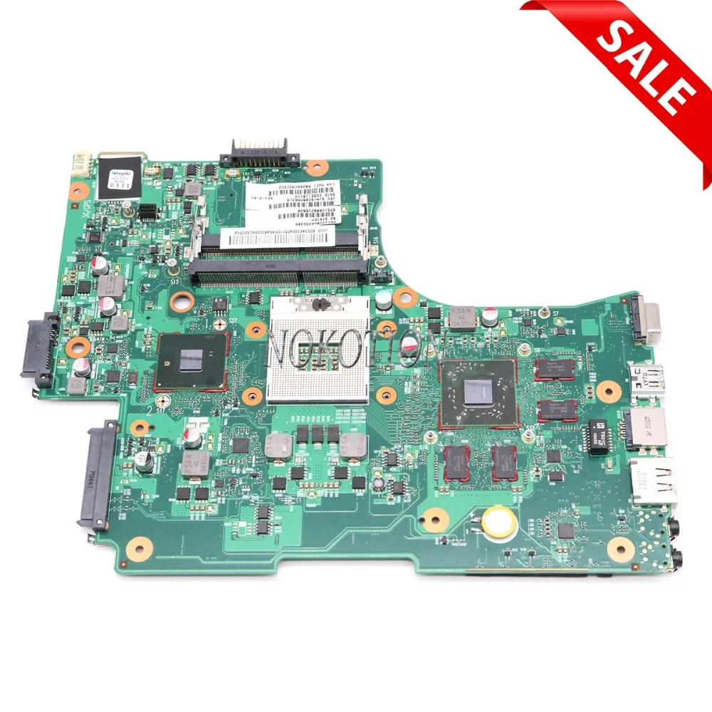 

Материнская плата NOKOTION 6050A2332301-MB-A02 для ноутбука toshiba satellite L650 HM55 DDR3 ATI HD5650M SPS V000218020 PN 1310A2332305