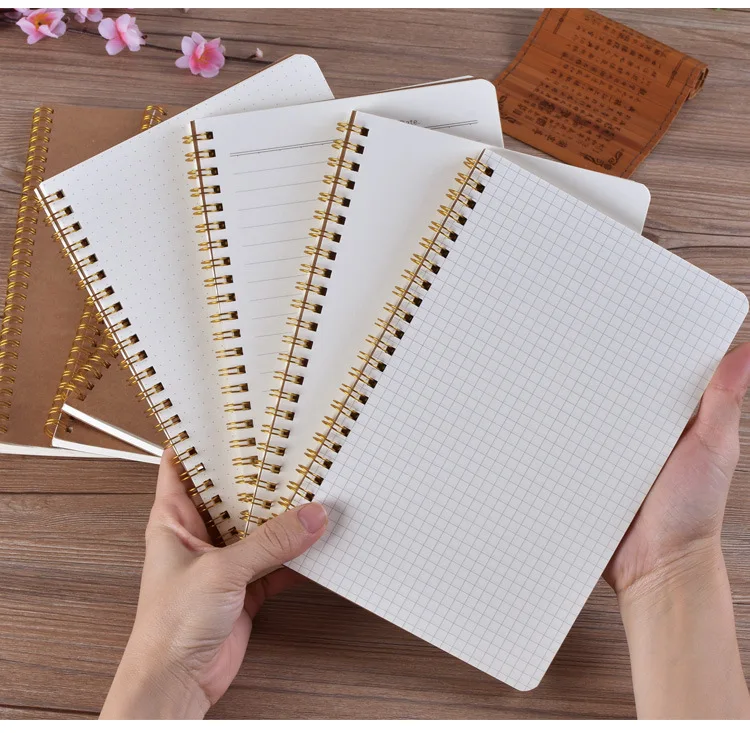 Блокнот А5 Bullet Journal Средний крафт-сетка в горошек пустой ежедневник еженедельник книга управление временем школа планирования принадлежности подарок