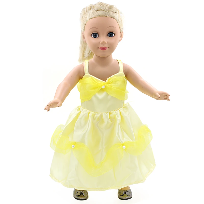 Разноцветная одежда ручной работы с принтом для 18 дюймовых кукол аксессуары 15