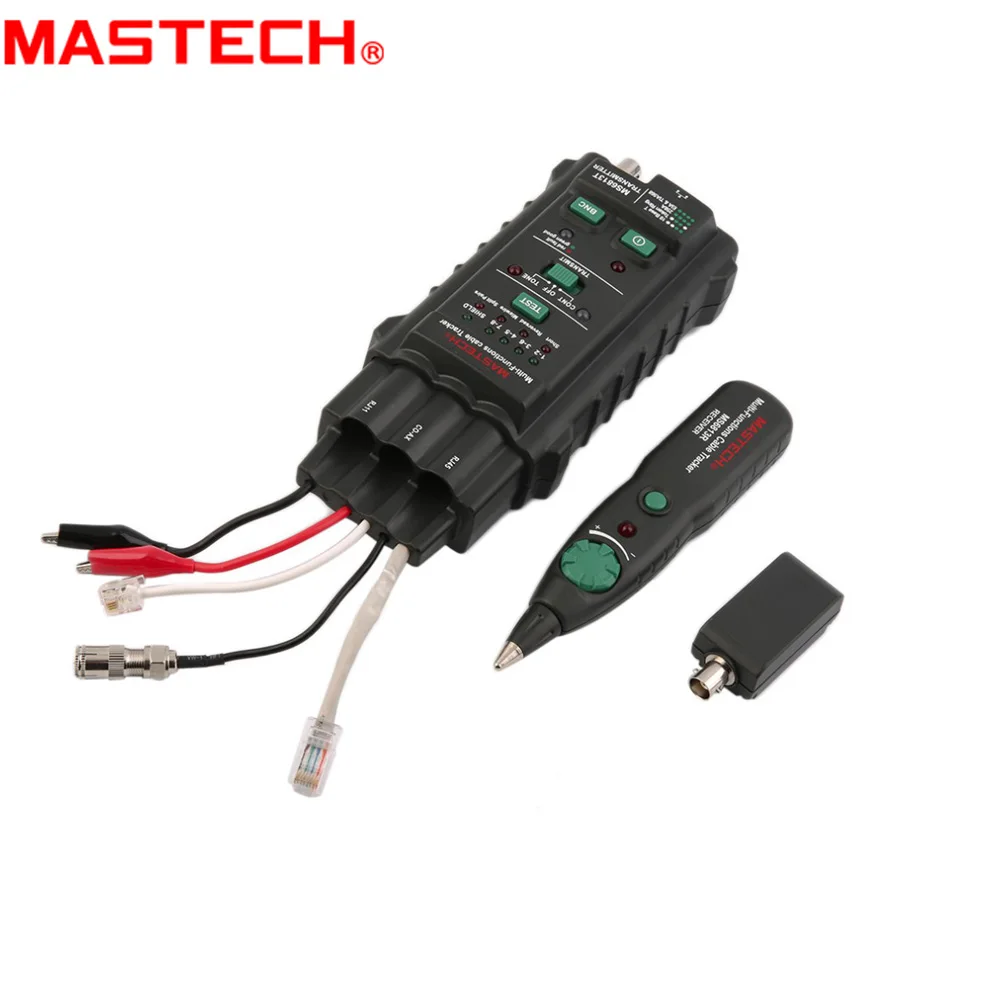 

MASTECH MS6813 Multi-function Network Cable Tester Telephone Line Tester Detector Tracker RJ45 RJ11 COAX
