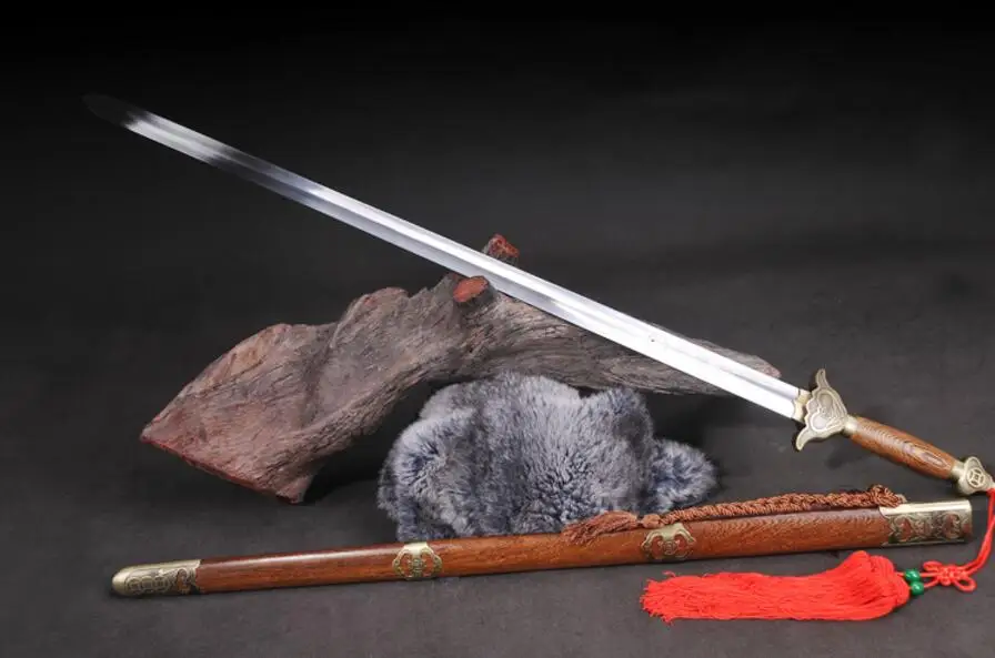 Высокое качество Китайский Меч китайский ушу Цзянь нержавеющая сталь знак