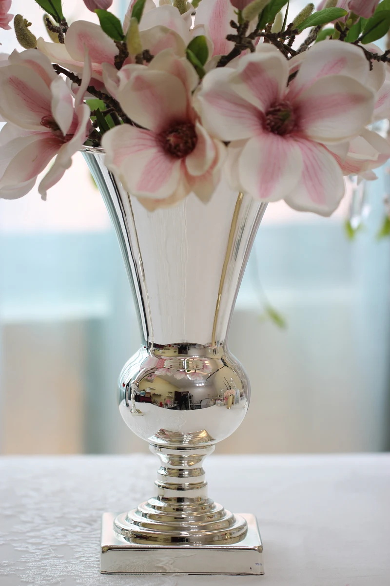 Новая модная металлическая ваза товары для вечерние НКИ и свадьбы товар 1061