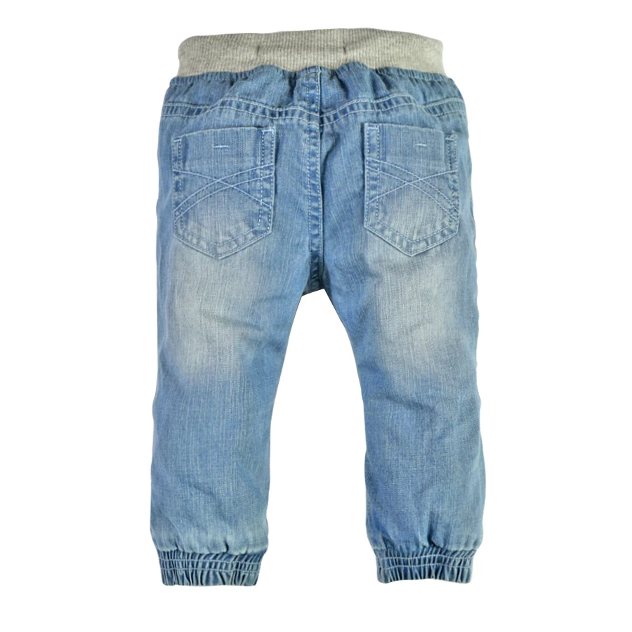 Детские для маленьких мальчиков и девочек двойной Слои s джинсы новорожденных Bebe
