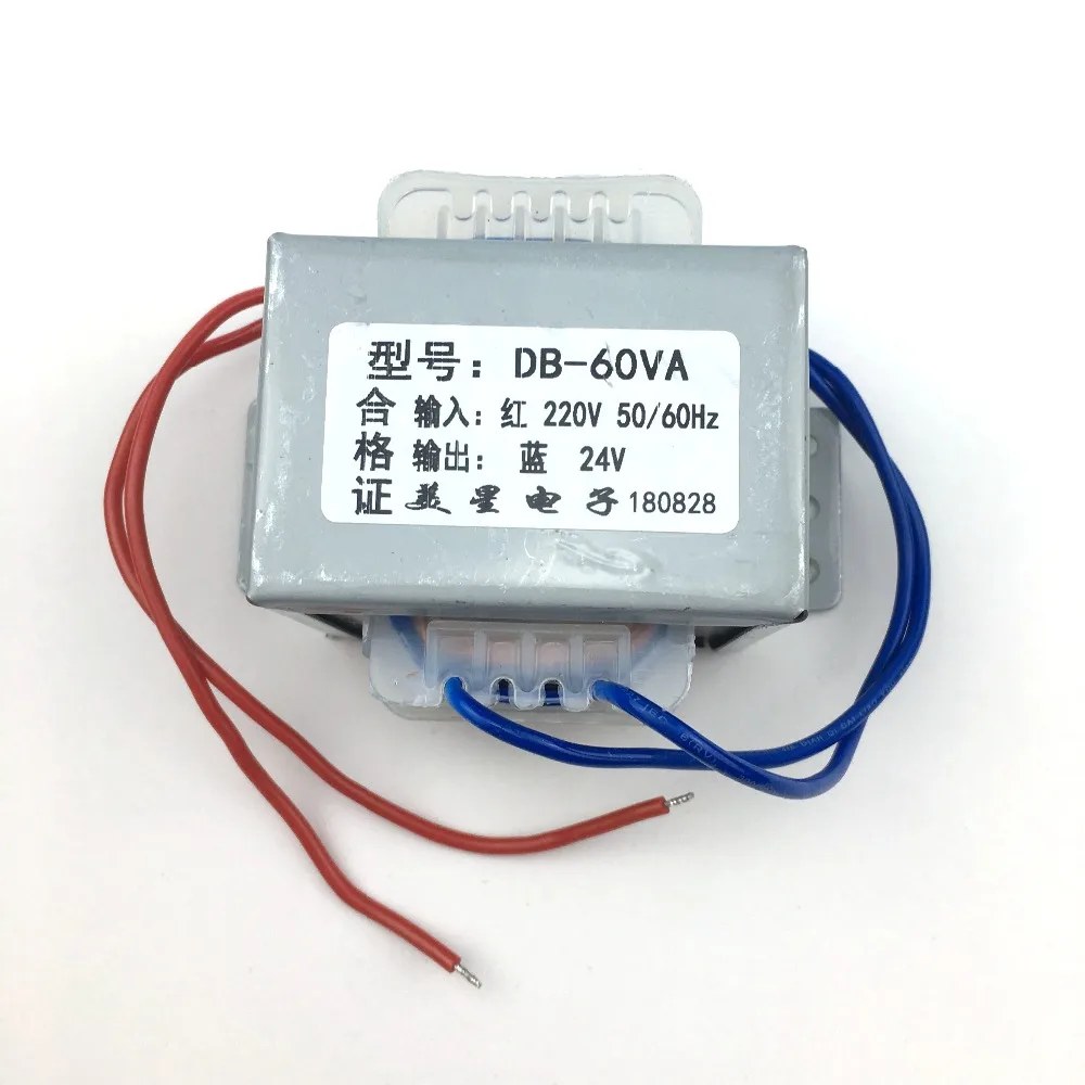 Transformador de Potência Poder de Monitoramento de Alimentação 220v para 24v Universal Ei66 Db-60va 60w 2.5a ac