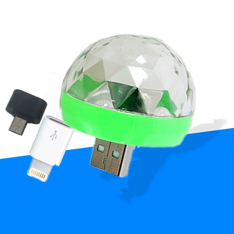 СВЕТОДИОДНЫЙ Автомобильный USB атмосферный свет DJ RGB мини цветная музыкальная