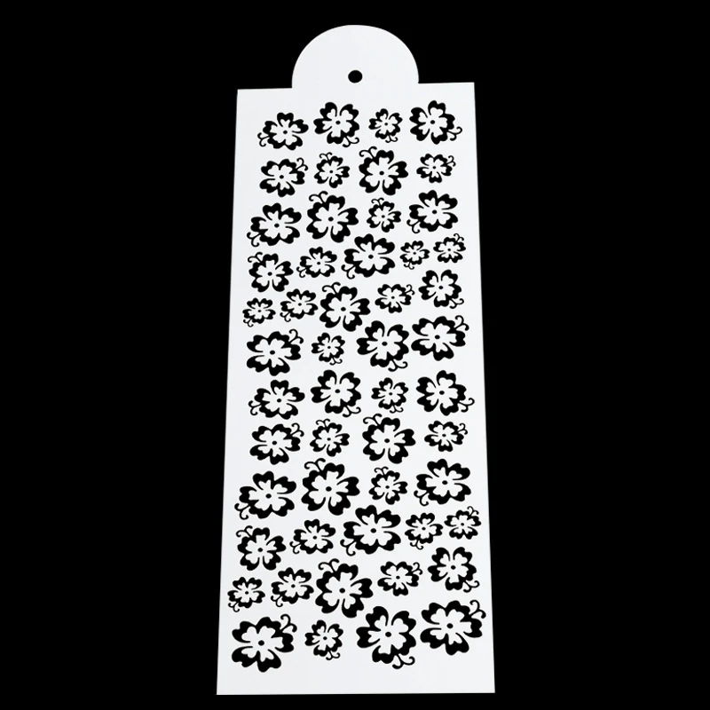 Элегантный трафарет для торта Aomily с цветами дамасская кружевная рамка спрей