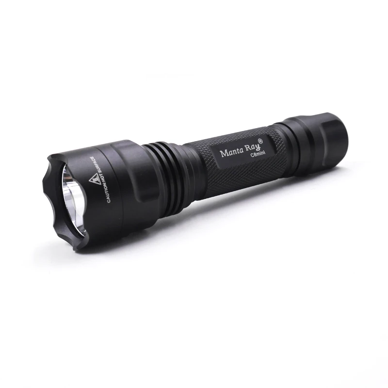 Светодиодный фонарь manta ray C8mini cree XP-L HI V3-1A 6500k для самозащиты, походный светильник для велосипеда