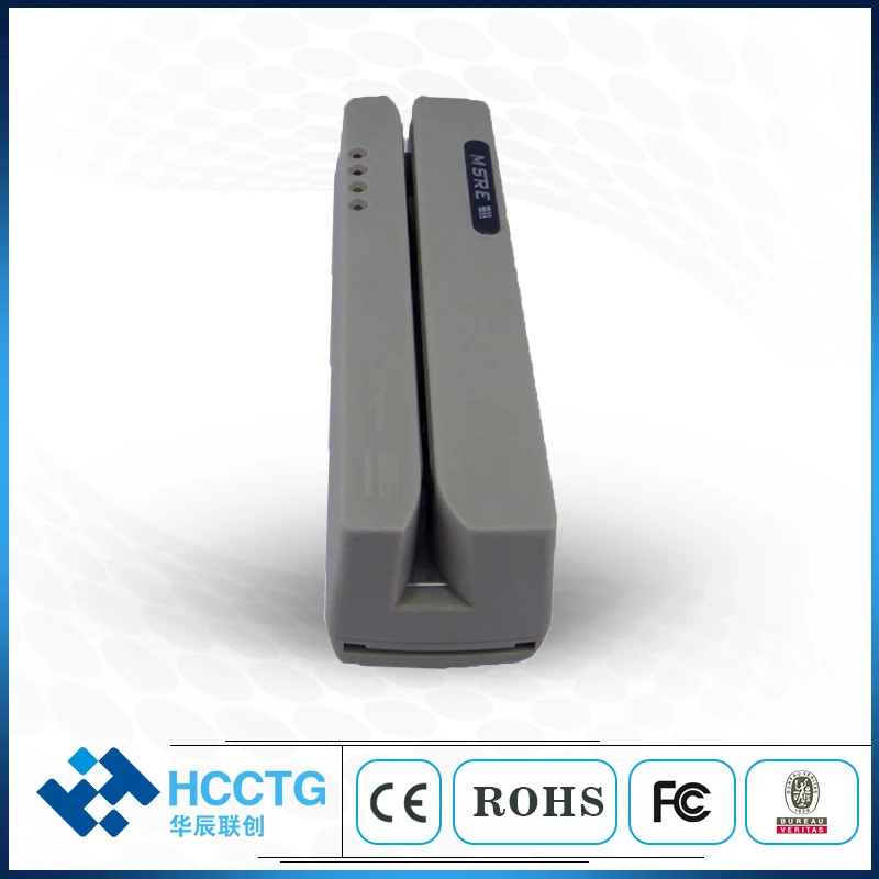 Mag stripe кардридер 3 трека USB/RS232 интерфейс считыватель магнитных карт писатель