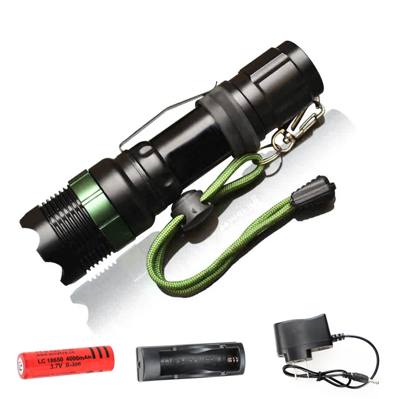 Фонарик CREE Q5/xm l T6 1000lm/2000 люмен светодиодный фонарик Масштабируемые zaklamp зарядное +