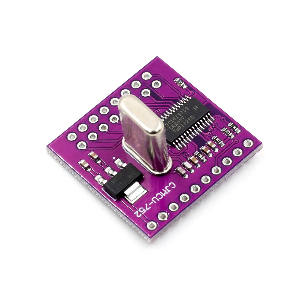 1pcs CJMCU-752 SC16IS752 I2C/SPI bus interface to dual channel UART conversion module | Электронные компоненты и