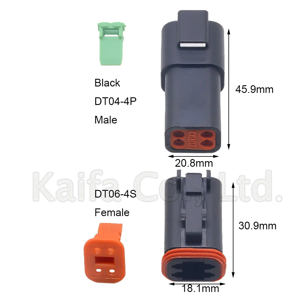 10 компл. Комплект Deutsch DT 2 3 4 6 8 12 Pin Водонепроницаемый Электрический провод разъем комплект 22-16AWG двигатель/коробка передач Водонепроницаемый Электрический