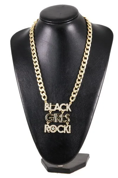 Модное женское ожерелье Rihanna Crystal BLACK GIRLS ROCK | Украшения и аксессуары