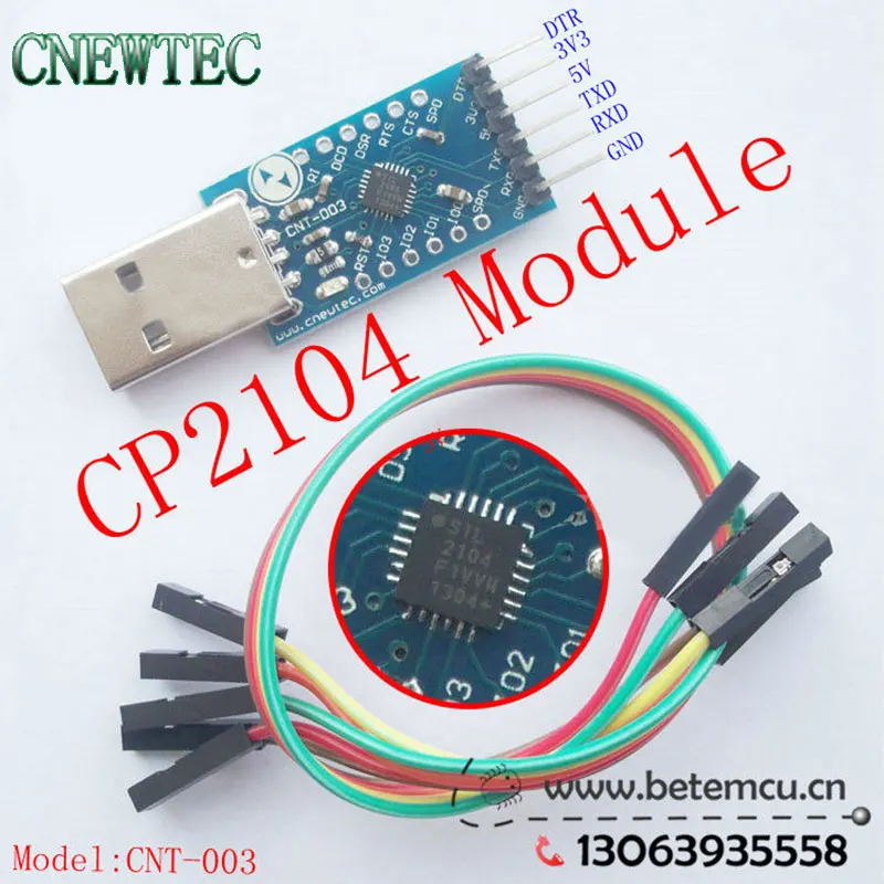 1 шт. последовательный конвертер CP2104 с USB 2 0 на TTL UART 6PIN модуль замена совместимого