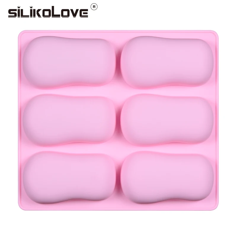 SILIKOLOVE, овальная форма для мыла, 3D силиконовые формы для мыла, для изготовления мыла, сделай сам, домашняя форма для мыла, форма для буханки